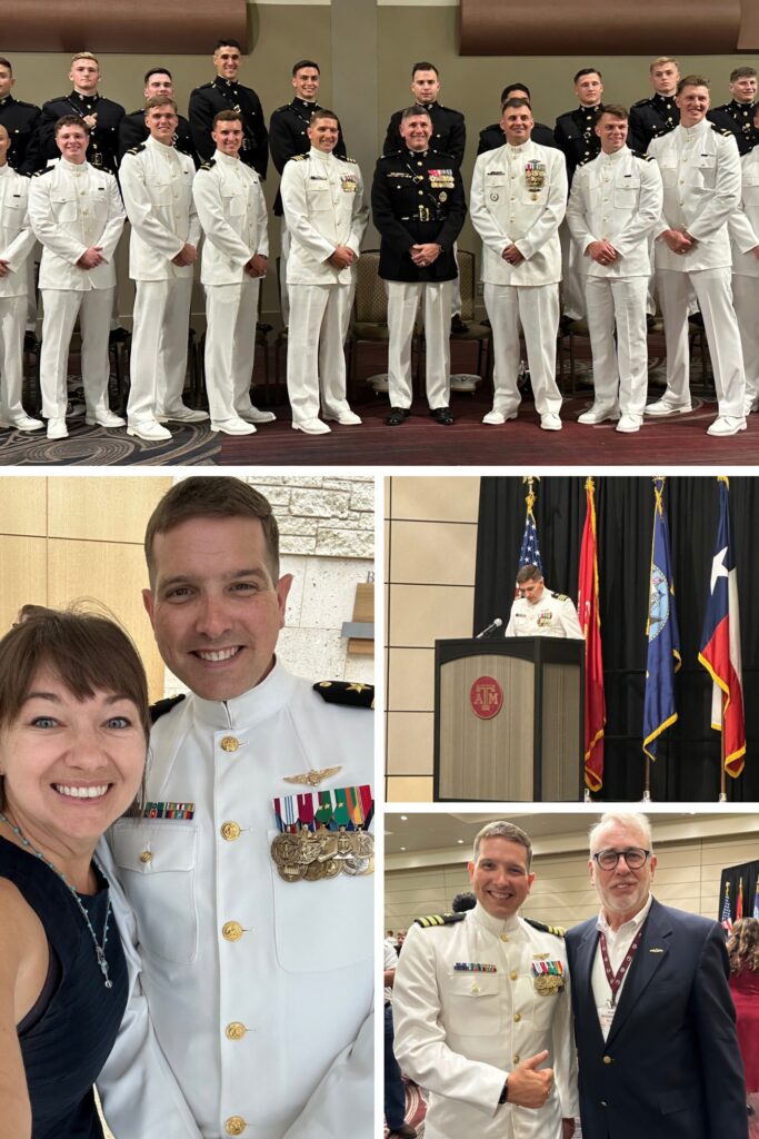 May 2025 Naval Commissioning Ceremony at Texas A&M University